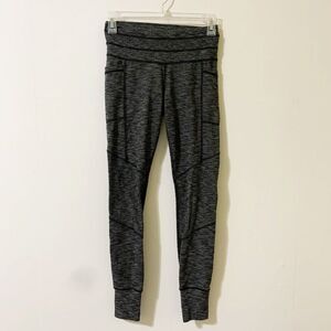 Athleta Size XS Gray Excursion Tight Full Length Leggings Workout